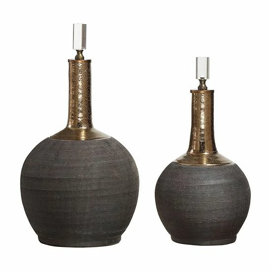 Uttermost Arnav Decorative Bottle Table Decor 2-piece Set