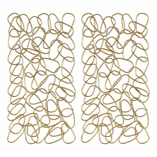 Uttermost In The Loop Gold Finish Wall Art 2-piece Set