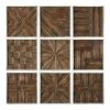 Uttermost Wooden Wall Decor (Set Of 9)