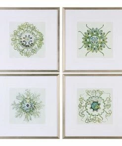 Uttermost Organic Symbols Framed Wall Art 4-piece Set