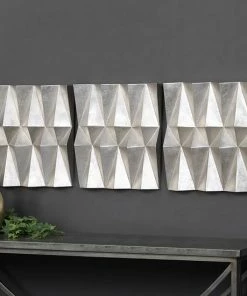Uttermost Maxton Geometric Metal Wall Decor 3-piece Set