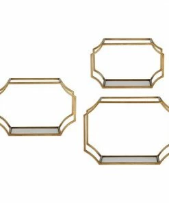 Uttermost Lindee Geometric Metal Wall Shelf 3-piece Set