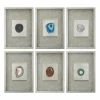 Uttermost Agate Stone Shadow Box Framed Wall Art 6-piece Set