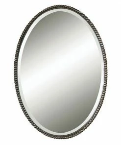 Uttermost Sherise Beaded Beveled Wall Mirror