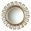 Uttermost Cyrus Round Beveled Wall Mirror