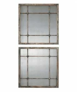 Uttermost Saragano 2-piece Square Wall Mirror Set