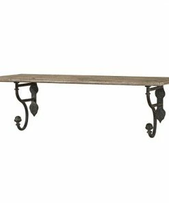 Uttermost Gualdo Distressed Wood Shelf