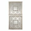 Uttermost Sorbolo Square 2-piece Trellis Wall Mirror Set
