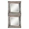 Uttermost Davion 2-piece Square Wall Mirror Set