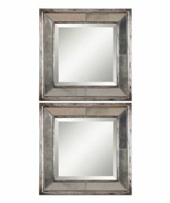 Uttermost Davion 2-piece Square Wall Mirror Set