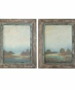 Uttermost Morning Vistas 2-piece Framed Wall Art Set