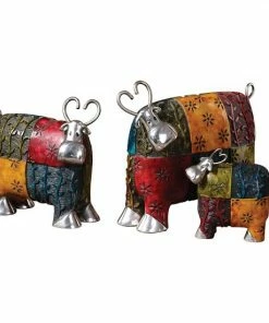 Uttermost 3-pc. Colorful Cows Decor Set