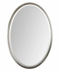 Uttermost Casalina Oval Wall Mirror Oil Rubbed Bronze