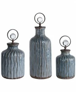 Uttermost Mathias Decorative Jar Table Decor 3-piece Set