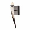 Uttermost Romany Faux Horn Candle Wall Sconce