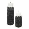 Uttermost 2-piece Strathmore Stone Gray Candle Holders Set