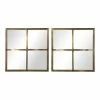 Uttermost Window Pane Square Mirrors