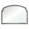 Uttermost Via Della Distressed Silver Finish Wall Mirror