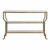 Uttermost Deline Gold Finish Console Table
