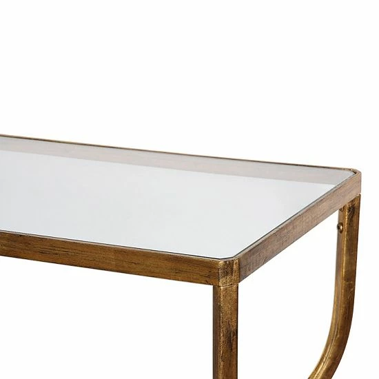 Uttermost Deline Gold Finish Console Table - Image 2