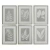 Uttermost Moonlight Ferns 6-piece Framed Wall Art Set