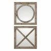 Uttermost Abbracci 2-piece Wood Wall Mirror Set