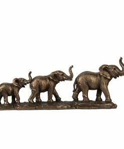 A&B Home Elephant Family Statue Table Decor