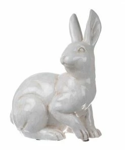 A&B Home Hector Alert Long-Eared Rabbit Statuette