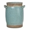 A&B Home Candia Turquoise Ceramic Vase