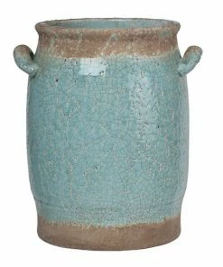 A&B Home Candia Turquoise Ceramic Vase