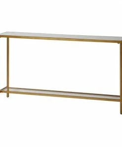 Uttermost Hayley Gold Finish Console Table