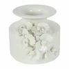 A&B Home White Floral Vase