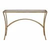 Uttermost Alayna Gold Finish Console Table
