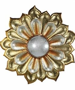 A&B Home Metallic Flower Wall Decor