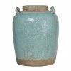 A&B Home Candia Turquoise Large Ceramic Vase