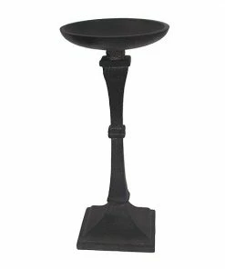 A&B Home Fabius Black Candle Holder