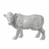 A&B Home Hector Crackled Cow Statuette