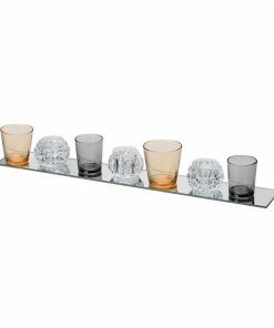 A&B Home Imogen Seven-Votive Candleholder Plate Table Decor