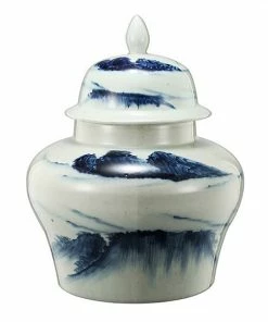 A&B Home Windswept Ginger Small Decorative Jar Table Decor