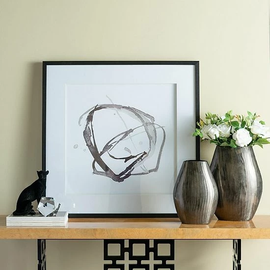 A&B Home Abstract Watercolor Print Wall Art 2-Piece Set - Image 5