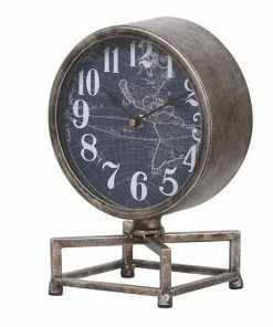 A&B Home Metro Vintage Inspired Table Clock