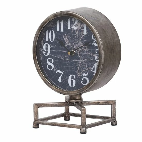 A&B Home Metro Vintage Inspired Table Clock