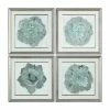 Uttermost Succulent Botanical Wall Art 4-piece Set