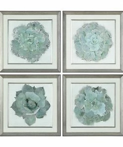 Uttermost Succulent Botanical Wall Art 4-piece Set