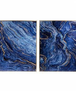 A&B Home Faux Marbled Panel Wall Decor 2-piece Set
