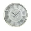 A&B Home Hereford Weathered Transitional Round Wall Clock