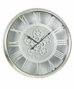 A&B Home Hereford Weathered Transitional Round Wall Clock