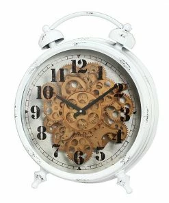 A&B Home Classic Gears Clock Table Decor