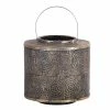 A&B Home Weathered Gold Finish Raj Lantern Table Decor