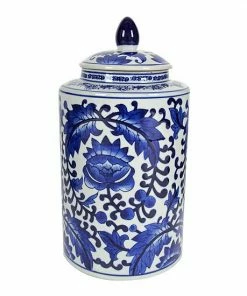 A&B Home Aline Round Decorative Jar Table Decor